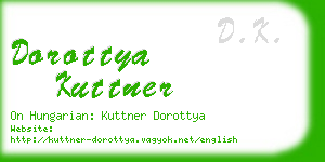 dorottya kuttner business card